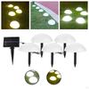 5Pcs Solar Ground Lights Garden Lawn Lamps Waterproof Powered in-Ground for Walkway
