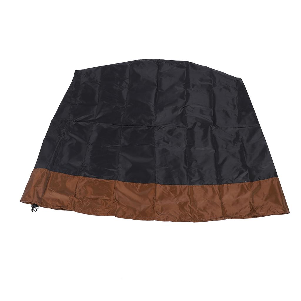 Gartenbrunnenabdeckung 420D Silberbeschichtet Wasserabweisend Vogeltrog Schutzhülle für Winter