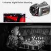 Camcorder Video Camera 4k Professional  AZ50 64X Digital Zoom Night Vision WiFi Filmadora for YouTube Vlog Blogger