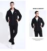 Men's Hooded Quilted Tracksuit - Autumn/Winter Casual Two-Piece Set