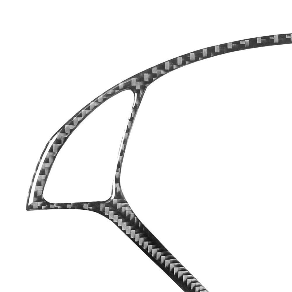 Carbon Fiber Steering Wheel Frame Cover Trim For Infiniti G37 Sedan 2010-2013