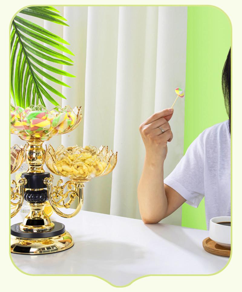 2025 Rotatable Multi-Layer European Fruit & Snack Plate