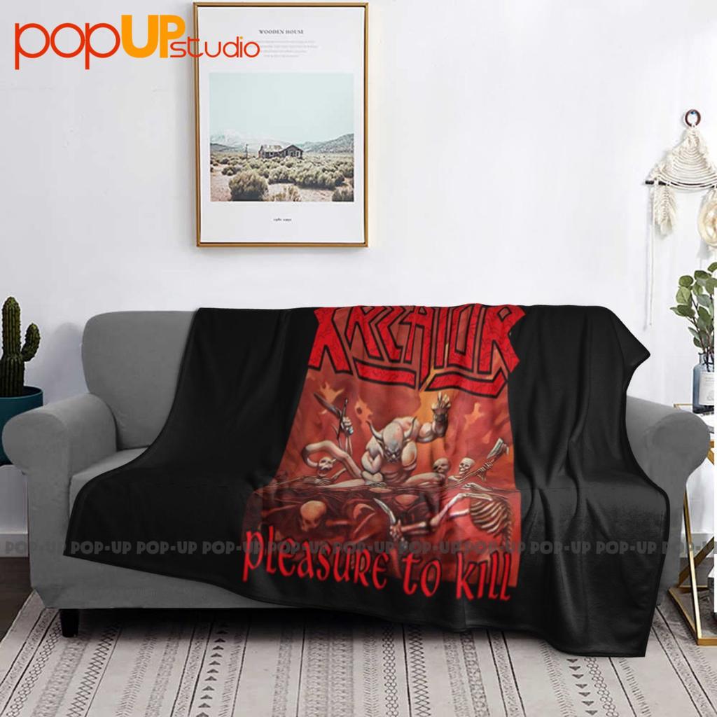Kreator Pleasure To Kill Ultra-Soft Blanket Quilt Winter Sofa Cover Bed Covers