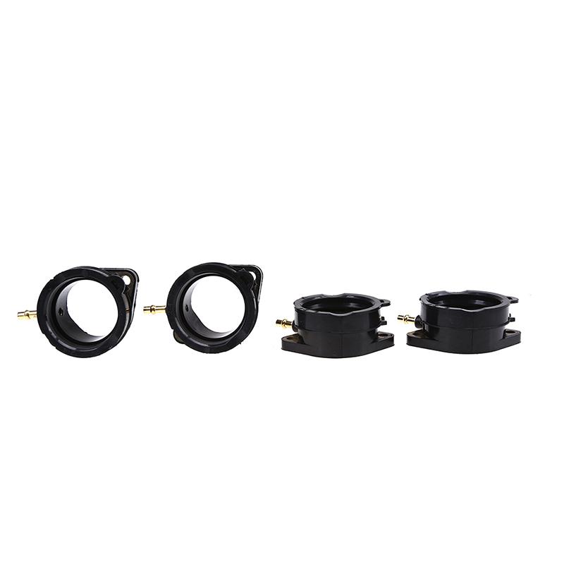 4Pcs Rubber Carburetor Intake Manifold Boot Joints Engine Insulator Adapters Replacements for Kawasaki ZX1200C ZX1100C ZX1100D