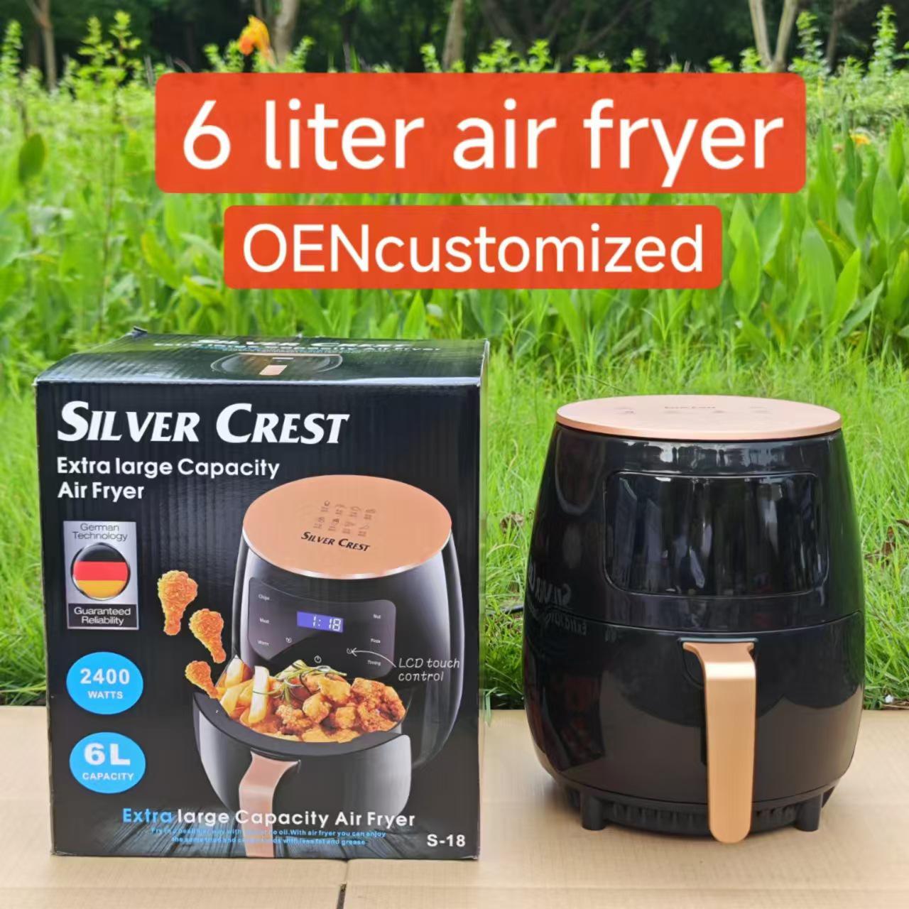 15-литровый умный коммерческий аэрофритюр с прозрачным окном и 3D-нагревом для большого объема картофеля фри EU Standard