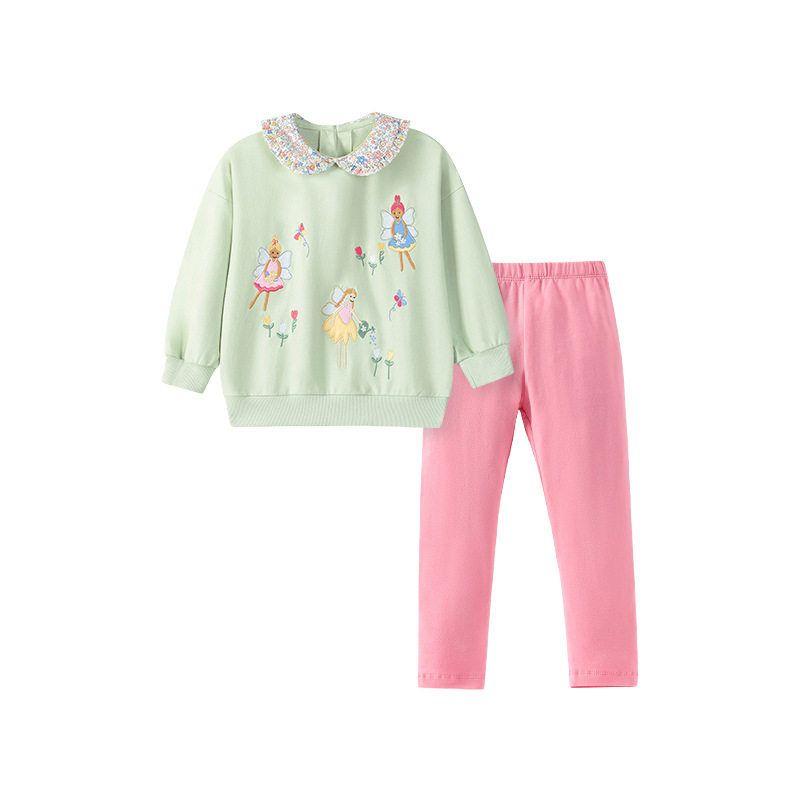 Little Maven Source Factory Children s Clothing Autumn Girls Suit European and American Style Cute Children s Suit 2121 2Y (90cm)