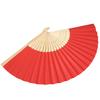 Handheld Folded Craft Fans with Traditional Craftsmanship, Japanese Chinese Fans Blending Bamboo and Paper for Use as Wedding Party Favors and Home