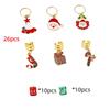 6/10/26/46pcs Headwear Party Mixed Hair Rings Set Hair Braiding Halloween Braid Hair Clips  Men