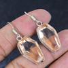 Morganite Gemstone 925 Sterling Silver Jewelry Earring 1.69"