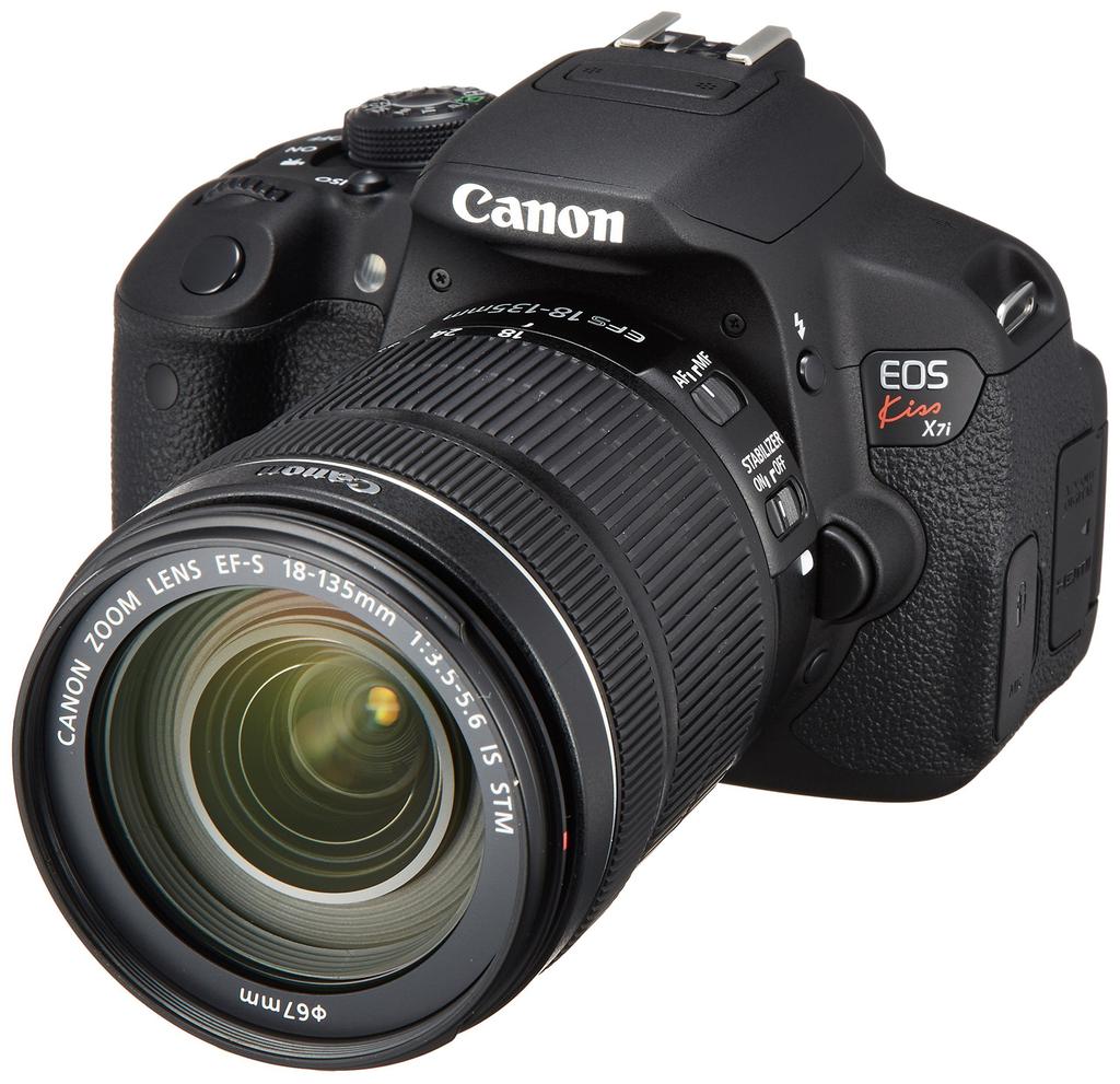 Canon EOS Kiss X7i Digital SLR Camera with IS STM Lens Kit EF-S 18-135mm f/3.5-5.6 (KISSX7I-18135ISSTMLK)