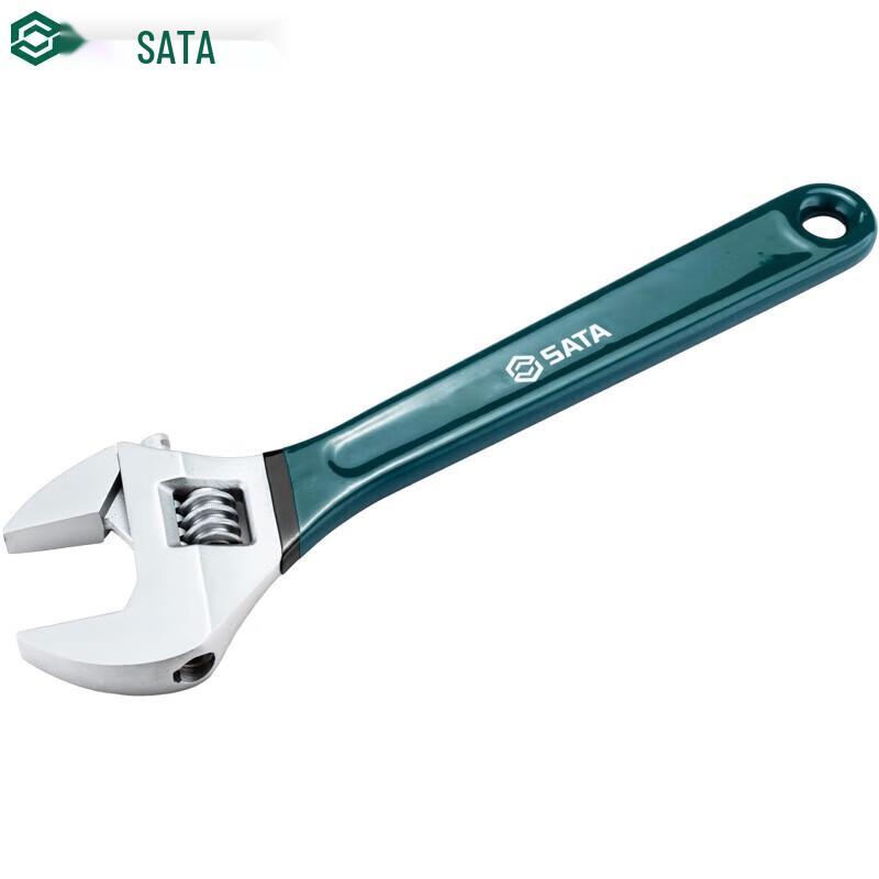 SATA 47252 Dipped Handle Adjustable Wrench 12-inch