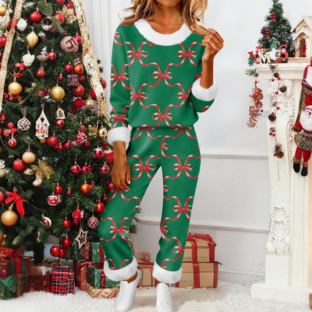 Damenmode Lässig Homewear Mode Lässig Bedruckter Cardigan Hemd Hosen Set