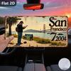 D Flat D Flat  D Flat D Flat  D Flat pc D Flat Printing Vintage Sign Outdoor Plaque  Wall Decoration ( cm X