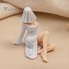 Unique Home Decorative Sculpture Ghost Girl Hooded Sculpture, Ethereal Mysterious Statue, Gothic Dark Academia Decor Queen Character Robe Figurine for
