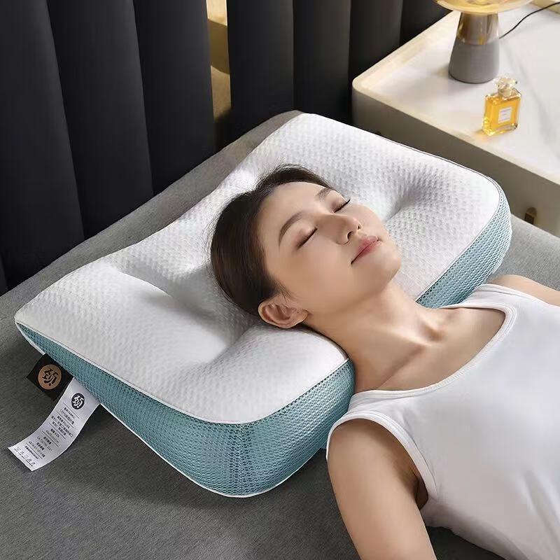 Ergonomic Knitted Contour Deep Sleep Pillow