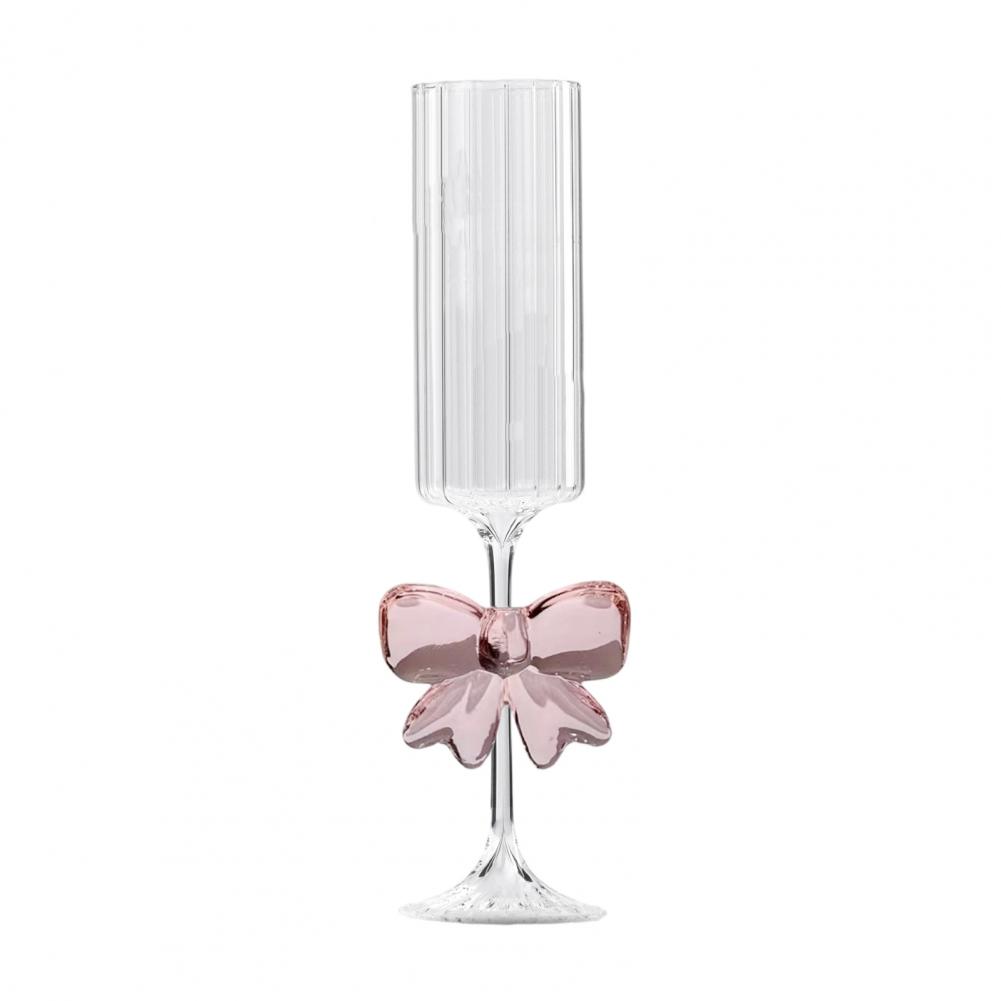 Falsches Weinglas Weinglas Sektgläser mit 3D Rosa Schmetterling Dekoration Falsche Hochzeitsfeier Gläser Einweg Vintage