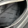 [Gebraucht] Attica Doppeltes Bauchtaschen-Set Silberne Kette Hüfttasche Umhängetasche Schwarz - Unbenutzt #NAELC6