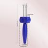 3/4 Needle Latch Hook Cord Knitting Tool Ergonomic Grip Equipment for Binding-Off or Edging on Knitting Projects Home