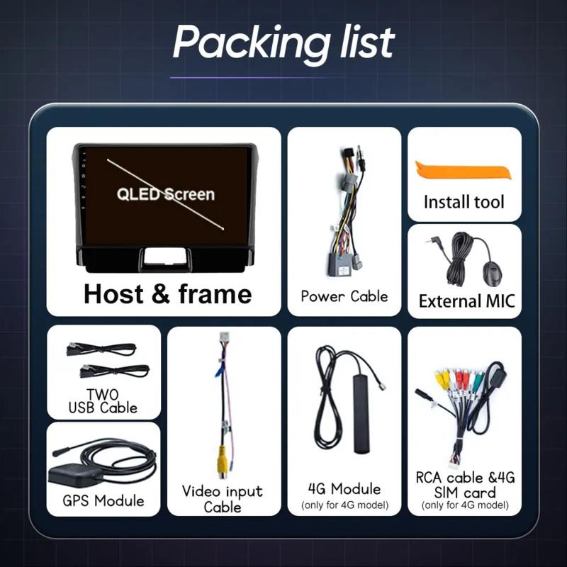 Android Car For Toyota Corolla Axio 2 Fielder 3 E160 2012 - 2021 Car Stereo Multimedia Player Navigation GPS Wireless Carplay 4G