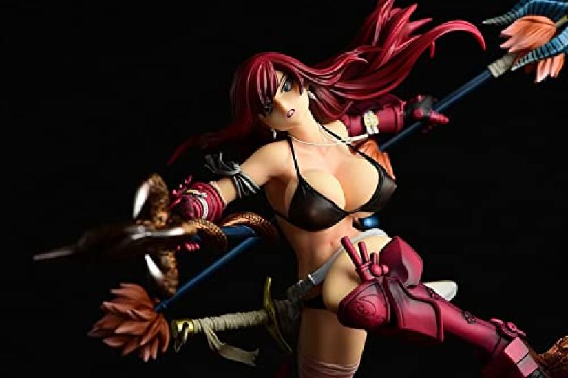 Orca Toys Erza Scarlet rytíř další červená měřítková PVC malovaná dokončená figurka ver.. barevné brnění 1/6