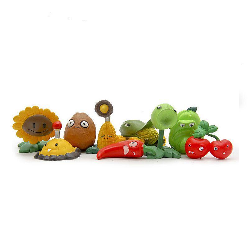 Premium Quality 16pcs Set Of New Plants Vs. Zombies Pvc Anime Action Figures For Kids
