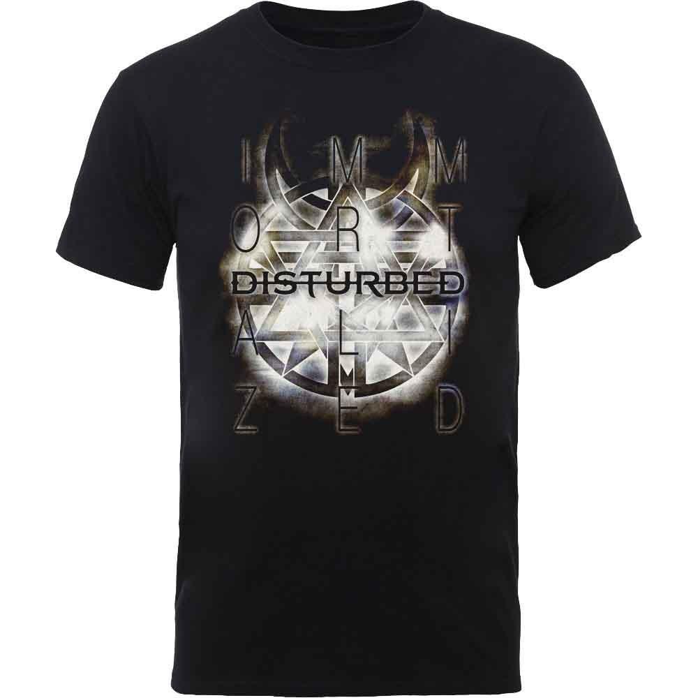 Disturbed Symbol T-Shirt Black New M