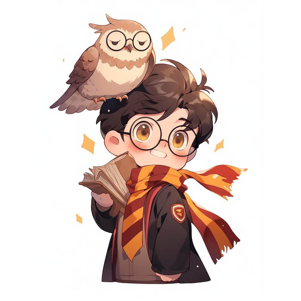 Harry Potter Cartoon Cute Diamond Painting Cross Stitch Kit 5D DIY Art Pattern Pictures Mosaic Embroidery Home Decor Gift