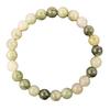 Festive Gifts Green Seraphinite and Moonstone Beaded Bracelet Fresh Natural Fashion Jewelry for Women Daily Wear Gift Simple Elegant Accessory