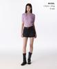MUSINSA STANDARD WOMAN Women'S Fancy Yarn Crew Neck Short Sleeve Knit [Lavender]