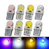 10X Auto T10 Led Cold White Blue Pink 194 W5W LED 168 COB Silica Car Super Bright Turn Side License Plate Light Lamp Bulb DC 12V