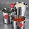 304 Stainless Steel Large Capacity Storage Pot
