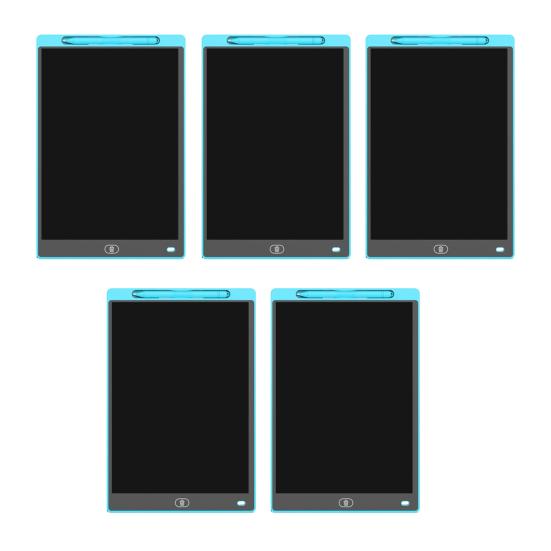 1/5Pcs LCD Writing Tablet with Pen 8.5-inch Rectangle Colorful Doodle Notepad Electronic Drawing Board Kids Adults Erasable Sketch Pad Educational Toy