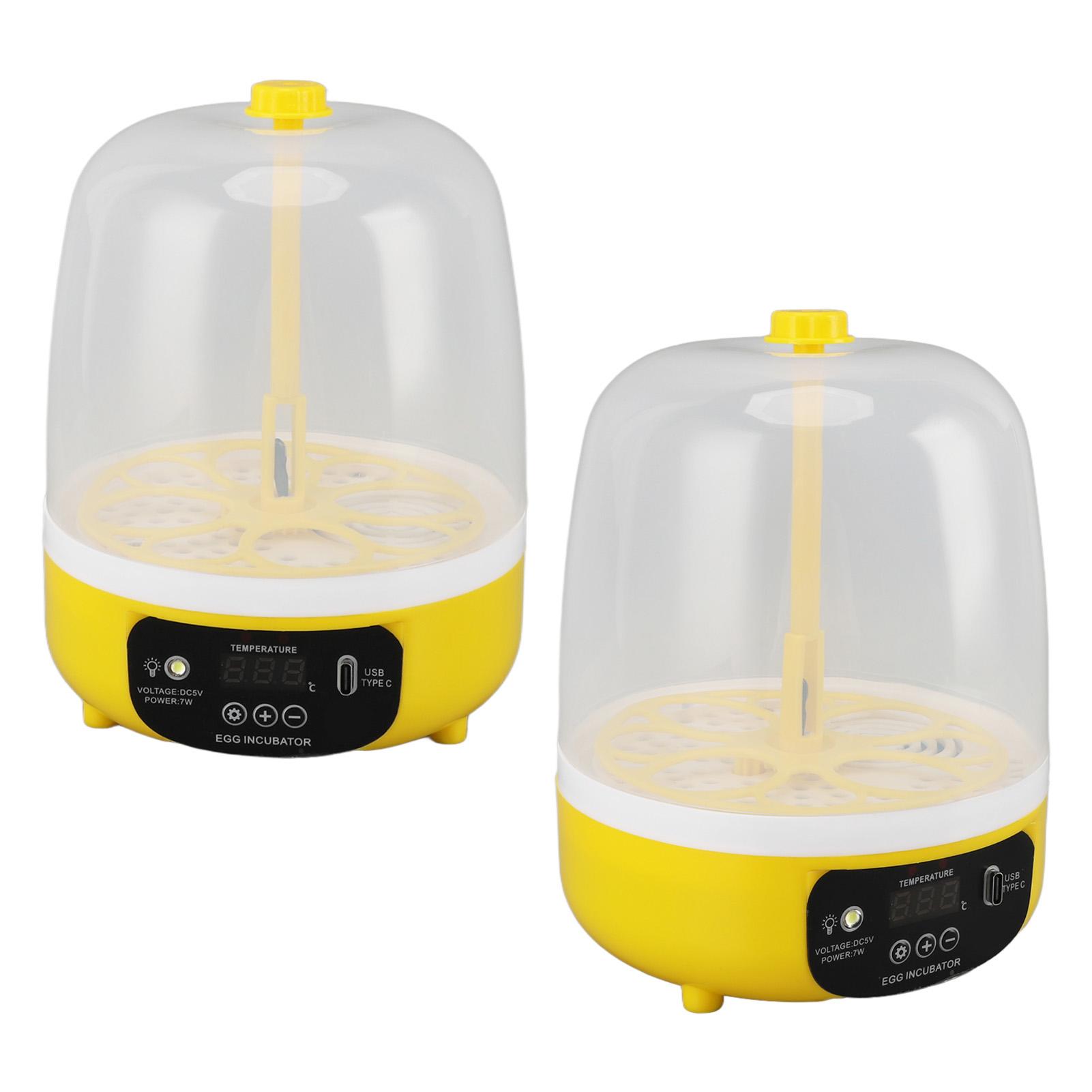 4 Eggs Incubator Temperature Humidity Control Visual Low Noise Energy Saving USB   Poultry Hatcher for Home Child Enlightenment