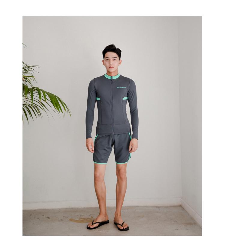Korean Style Couple Wetsuit: Women’s Jellyfish Suit & Men’s Snorkeling Long Sleeve Swimsuit, Quick Dry, Sun Protection