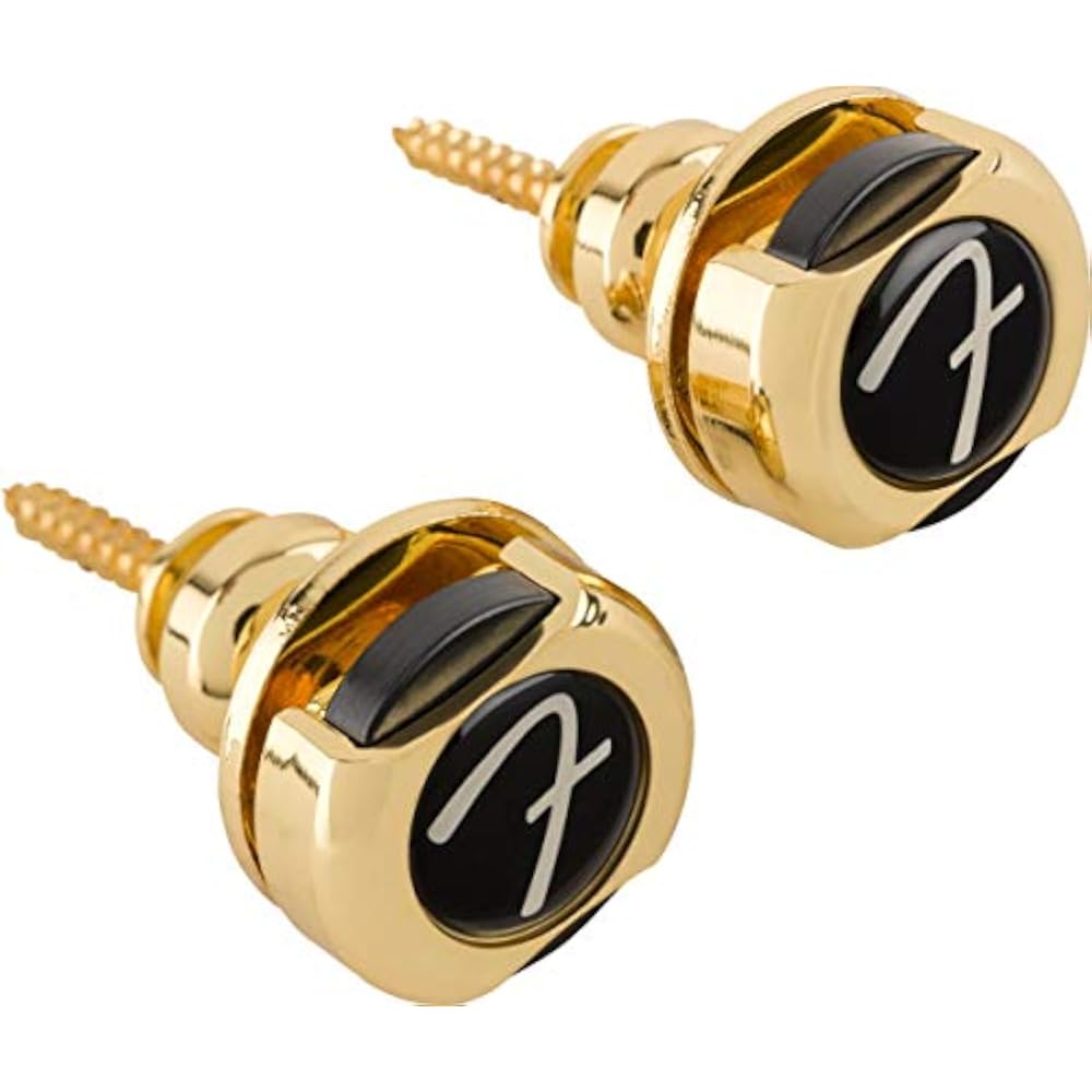 Fender® F Locks Штырек для ремня, Золотой