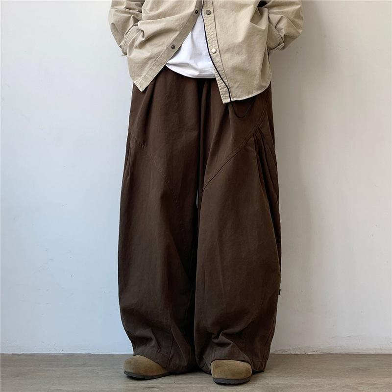Retro japāņu stila Harajuku platas kājas