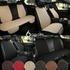 Large Flax Car Seat Covers Breathable Front/Rear Separate Backrest Seat Cover Linen For Autos Interior Details Automotive