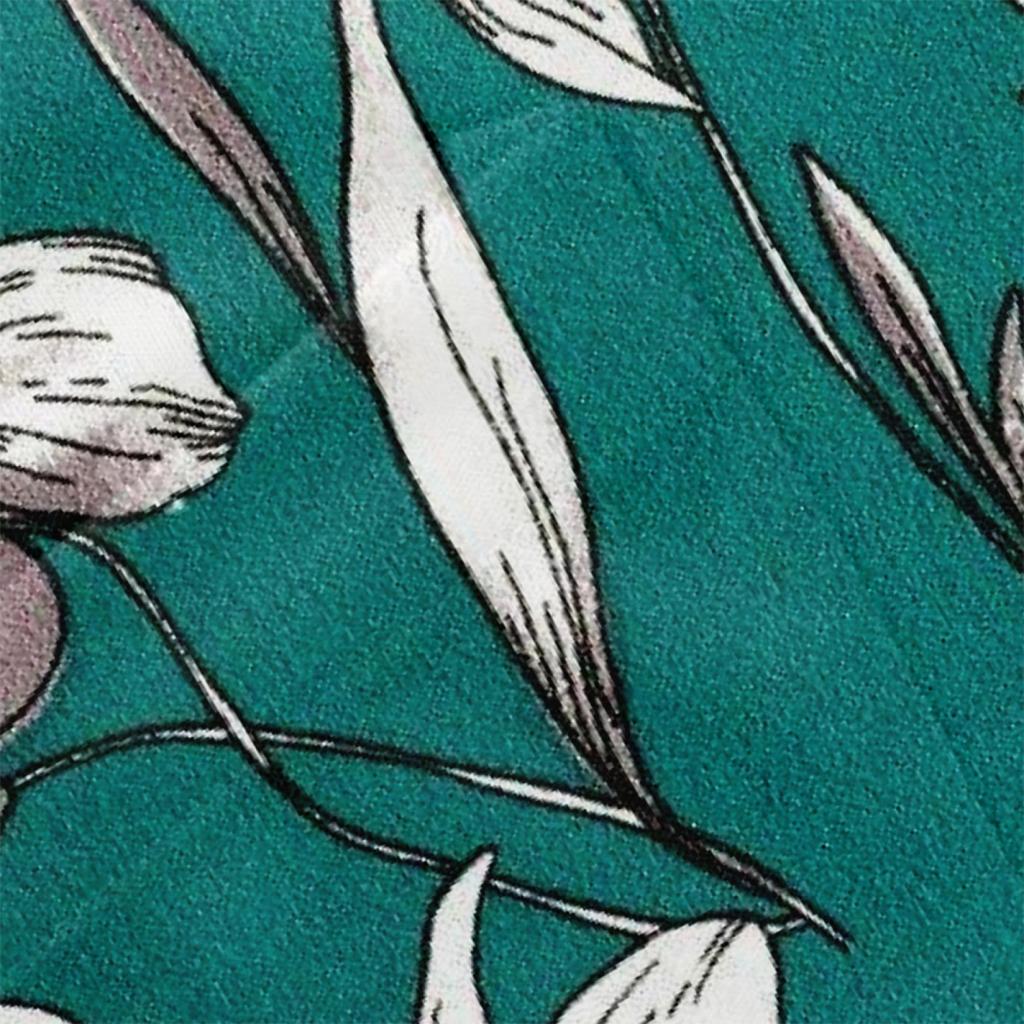 Modische bedruckte Damen-Arbeitsuniform mit Taschen-T-Shirt, kurzärmeliges Oberteil