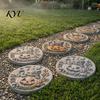 Formy na betonové nášlapné kameny Silikonová forma pro Halloween DIY Zahradní cestička, Flexibilní Znovu použitelná Forma na lití Cementu, Slunečnice Kočka Dýně Umělecká Dekorace Terasa