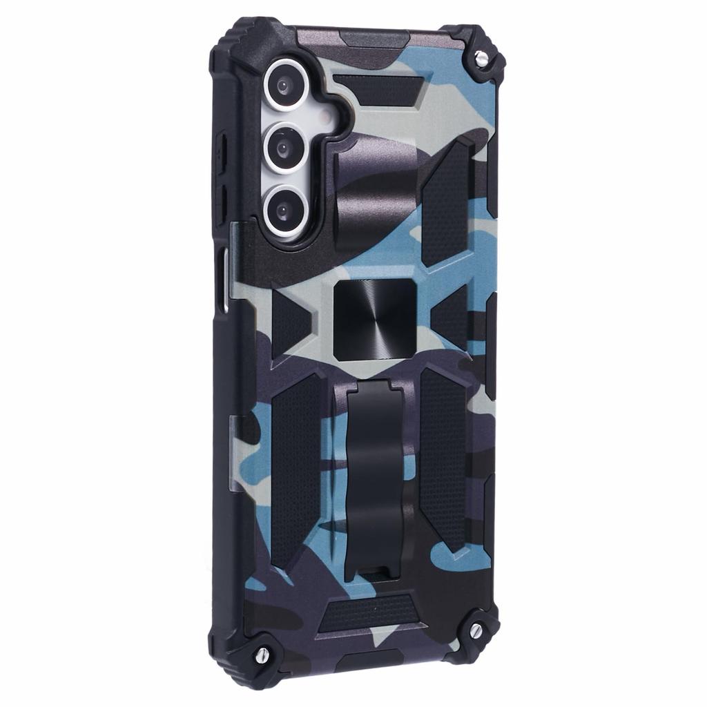 For Samsung Galaxy A16 4G/5G Case Kickstand PC+TPU Camouflage Military Grade Phone Cover