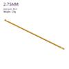 SKC Aluminum Single Head Crochet Hook with Holes - DIY Knitting Tool & Afghan Sweater Needle