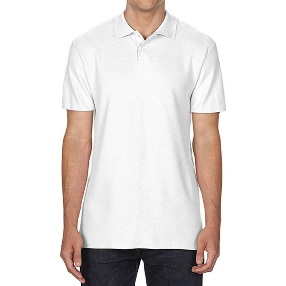 Gildan Mens SoftStyle Double Pique Polo Shirt