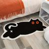 VIKAMA Cute Wool-Like Carpet Cartoon Bedroom Side Rug Soft Bathroom Non-slip Mat Entrance Door Mat Winter Home Decoration