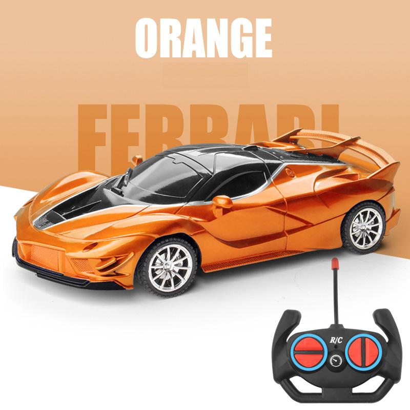 

Simulation Ferrai Rc Sport Car 118 Electric Toy Offroad Drift Child Kids Gift Bright orange