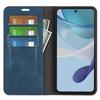 For Motorola Moto G53 5G Skin-touch Feeling Magnetic Auto-absorbed Wallet Case PU Leather Flip Stand Phone Cover