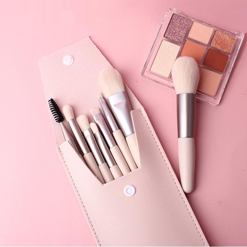 New 8 Makeup Brushes Eye Shadow Foundation Powder Eyelash Lip Concealer Blush Brush
