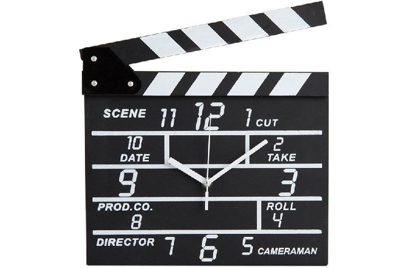 

Clapperboard Clock