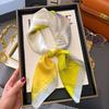 Silk scarf women's neck new scarf with coat 70 small square scarf scarf mother high-end scarf