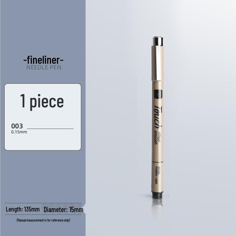 Waterproof Brown Technical Pen for Manga and Line Art Drawing