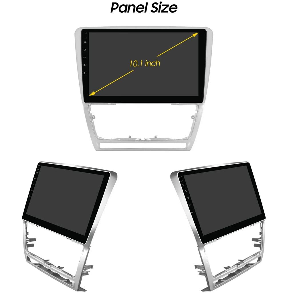 Hizpo 10.1 Carplay 4G 2Din Android 13 Radio auto pentru Skoda Octavia 2 2008 - 2013 Player video multimedia GPS DSP Autoradio RDS PC Ecran inteligent